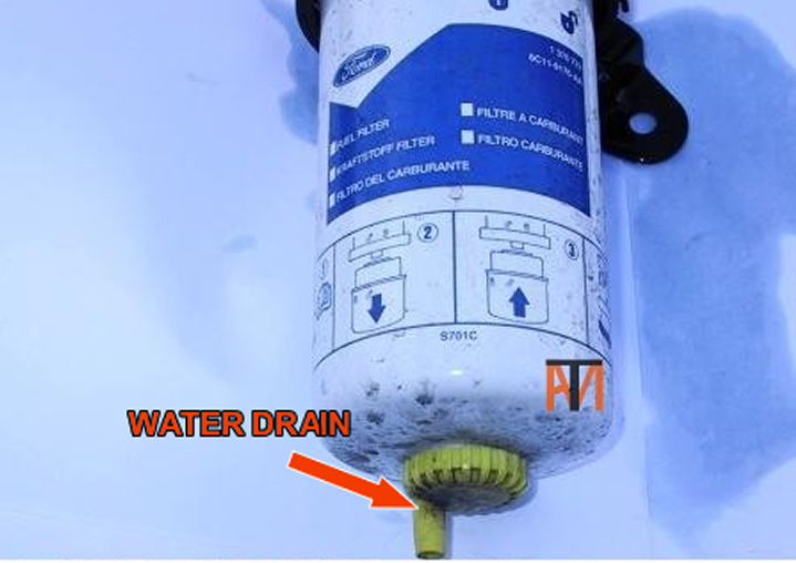Draining Water From Diesel fuel Filter